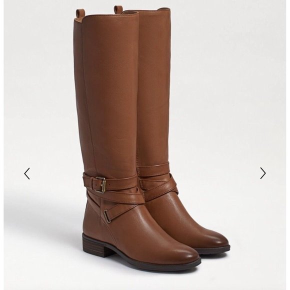 Sam Edelman Shoes Sam Edelman Pansy Leather Knee High Boots Poshmark
